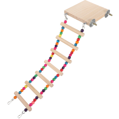 3pcs Bird Ladder Toy Wood Parrot Perch Platform 1