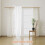 1 Set Extendable Shower Curtain Rod 30-50cm Adjustable Tension 6