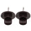 2pcs Roller Shade End Caps with Ring for Outdoor Blinds Universal 1