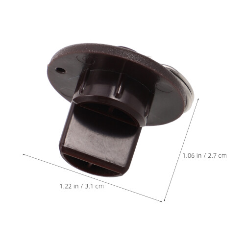 2pcs Roller Shade End Caps with Ring for Outdoor Blinds Universal 2