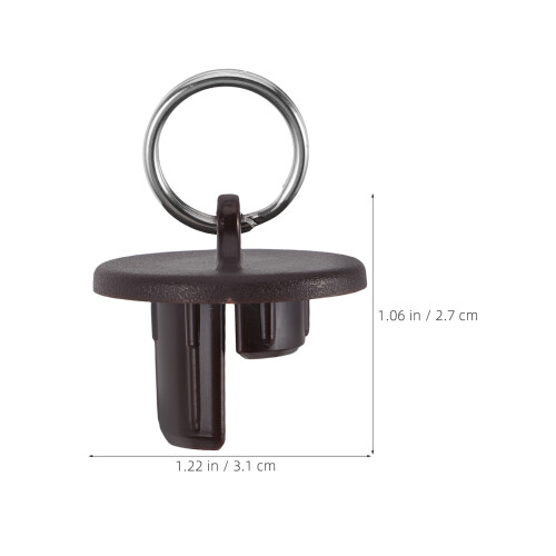 2pcs Roller Shade End Caps with Ring for Outdoor Blinds Universal 1