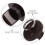 2pcs Roller Shade End Caps with Ring for Outdoor Blinds Universal 10
