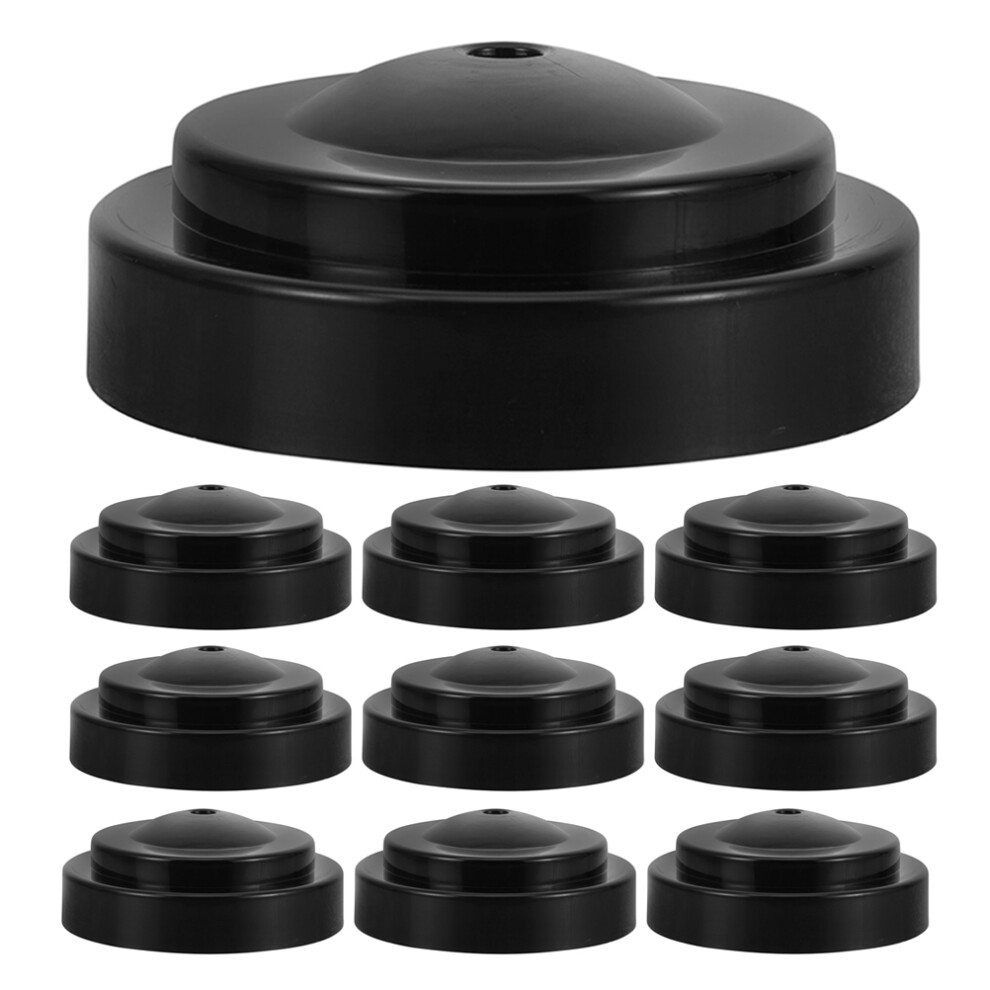 10pcs Mini Desk Flag Holders Round Plastic Flagpole Base for Office-image-OPC-PKCNV5X-NEW