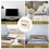 Mini Desk Calendar 2026 Small Standing Flip Weekly Beige 10