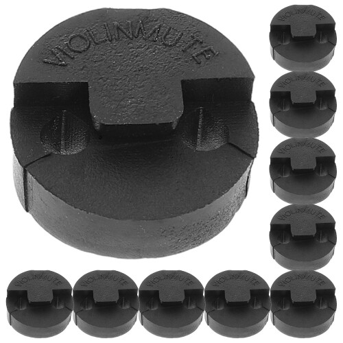 10 Pcs Rubber Violin Practice Mute Set for Violin and Small Viola