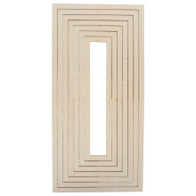 1 Set Pottery Molds Wooden Clay Mold Rails Rectangular Tools