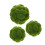3pcs Artificial Moss Orbs Faux Greenery Balls for Decor 1