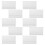 10pcs Small Acrylic Sign Holder Clear Table Top Stand 11