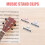 6pcs Music Stand Clips Clear Acrylic Sheet Holders 8
