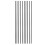 10pcs High Purity Graphite Rods Electrodes for Melting Casting 1