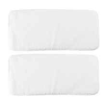 2Pz Inserto Booster Per Pannoloni Adulti in Microfibra Bianco Lavabile