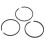 3Pcs Piston Ring 80mm Supplies for 0.48/0.67 8