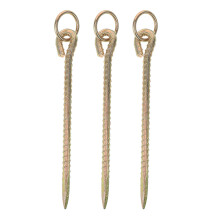 3pcs Dog Tie Out Cable Stake Heavy Duty Ground Spike