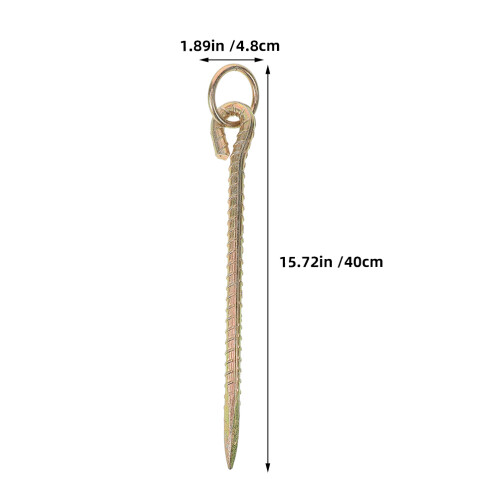 3pcs Dog Tie Out Cable Stake Heavy Duty Ground Spike 1