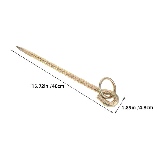 3pcs Dog Tie Out Cable Stake Heavy Duty Ground Spike 2