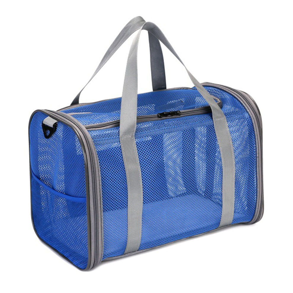 Large Breathable Mesh Pet Carrier, 422629cm, Gray/Black/Beige/Blue-image-OPC-PKCNWVF-NEW