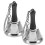 2pcs Metal Handheld Bells Keychain for Kids Development Christmas 9
