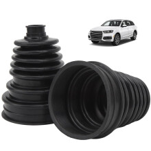 Universal CV Joint Boot Kit - 2Pcs Flexible Silicone Dust Cover with Clamps for Automotive Suspension and Axle Repair