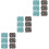 18 Pcs Washable Guinea Pig Cage Liners Pet Training Pads 5