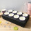 2pcs 8-Hole Coffee Cup Carrier Tray for Hot or Cold Drinks 5
