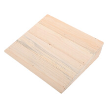 Solid Wood Anti-Slip Threshold Ramp Pad for Doorways Driveways