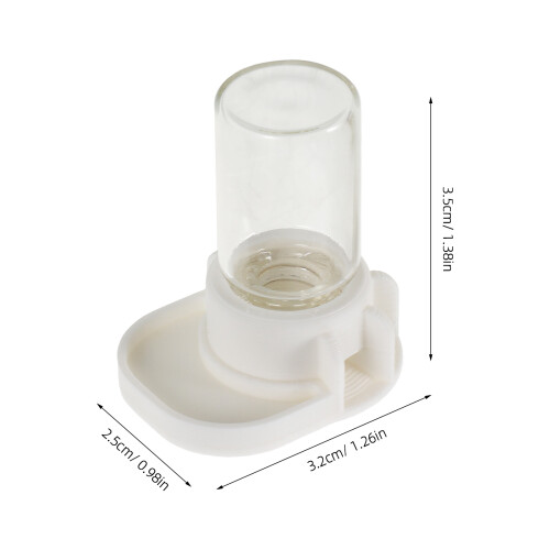 2pcs Transparent 3ml Ant Water Feeder for Formicarium Pets 2
