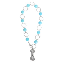 Stitch Marker Keeper with Beads Chain Yarn Ball Charm Knitting Counter