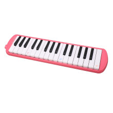 Elegante 32-Tasten Pink Melodica mit ergonomischem Design für musikalische Ausbildung