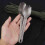 Titanium Spork Lightweight Dinner Spork Cutlery 10