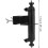 Outdoor Security Camera Gutter Mount Adjustable Features Quick Installation Black Weatherproof Compatible with Most Cameras 3