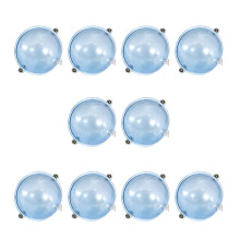 10Pcs Fishing Float Clear Round Balls 40mm Blue Hollow Bubble Surface Tackle Easy To Use Water Bubble Floats