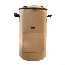 Probiotic Fermentation Support Bag for Gardening - Camel Color, Non-Woven, Durable, Eco-Friendly Compost Bag