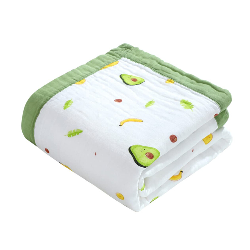 Bath Towel for Newborns Avocado Cotton Quick-Dry Lightweight Soft Absorbent Towel for Boys and Girls After Swimming