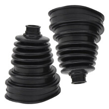 2Pcs CV Boot Universal Elastic Silicone Car Boot with Clamps, Flexible Wear Resistant for Ball Joint CV Joint Replacement