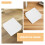 10pcs Wedding Cake Dummy Set Foam Square Display Models Party 8