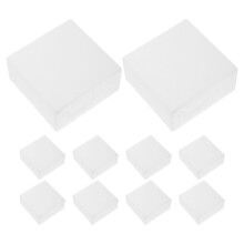10pcs Wedding Cake Dummy Set Foam Square Display Models Party