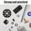 3sets Camping Chair Repair Kit Plastic Replacement Parts 7