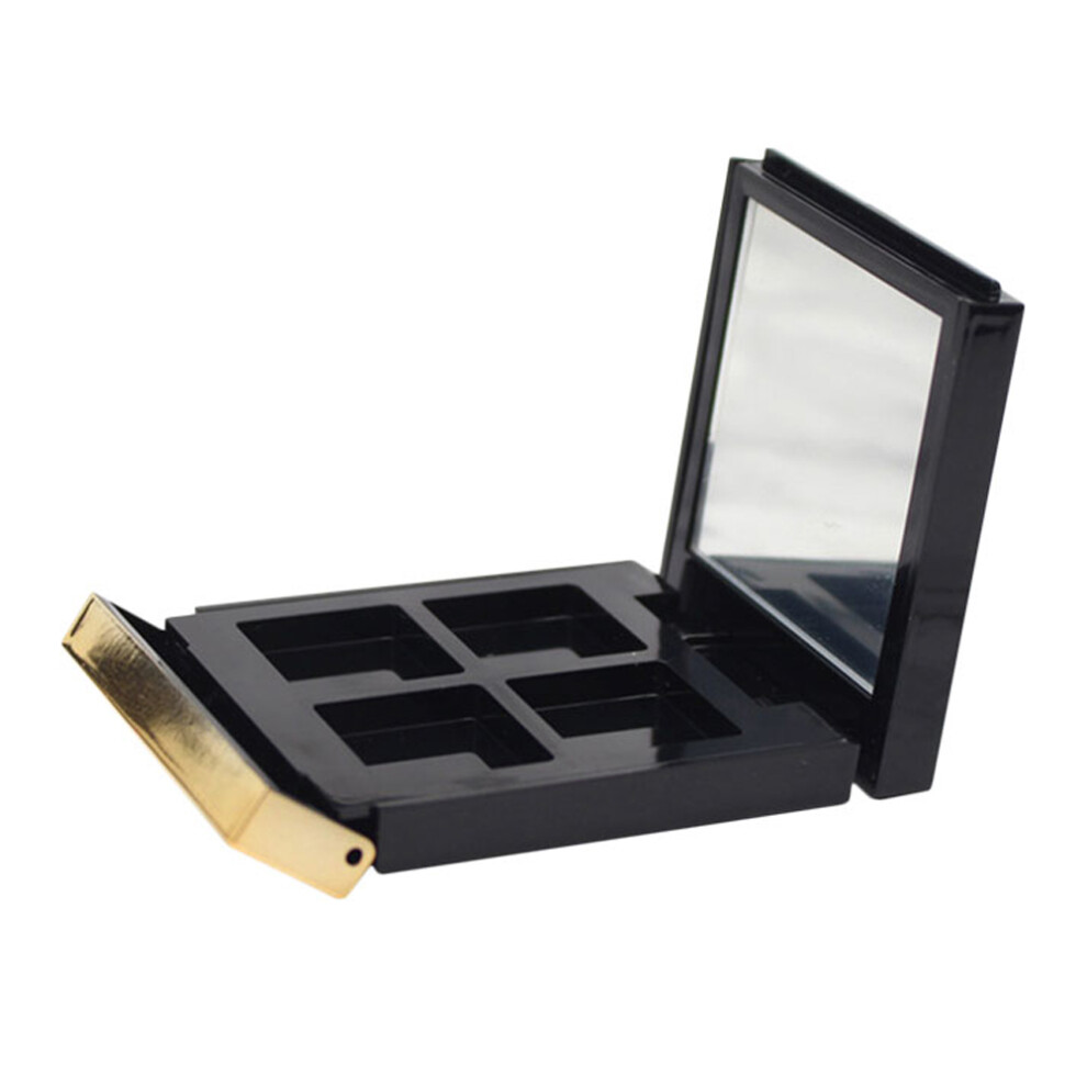 Inoomp 4 Grids Mini Refillable Eyeshadow Palette With Mirror