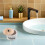 Round Wooden Laundry Beads Storage Container with Lid Organizer 6