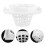 3pcs Plastic Mop Bucket Strainer Replacement for Floor Cleaning 11