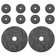 10pcs Non Woven Tree Mulch Ring 28cm Breathable Landscape Fabric