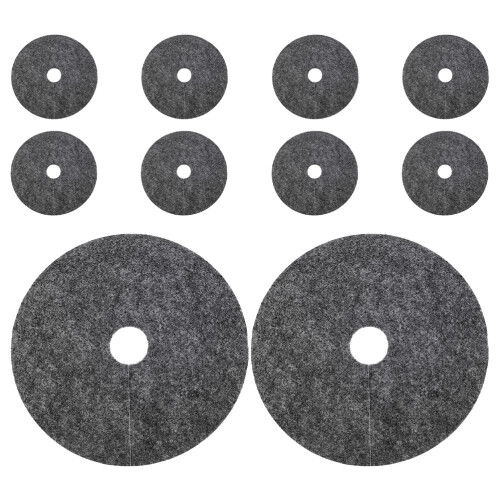 10pcs Non Woven Tree Mulch Ring 28cm Breathable Landscape Fabric