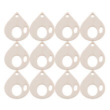 50pcs Wooden Embroidery Thread Storage Trays Sewing Organizer