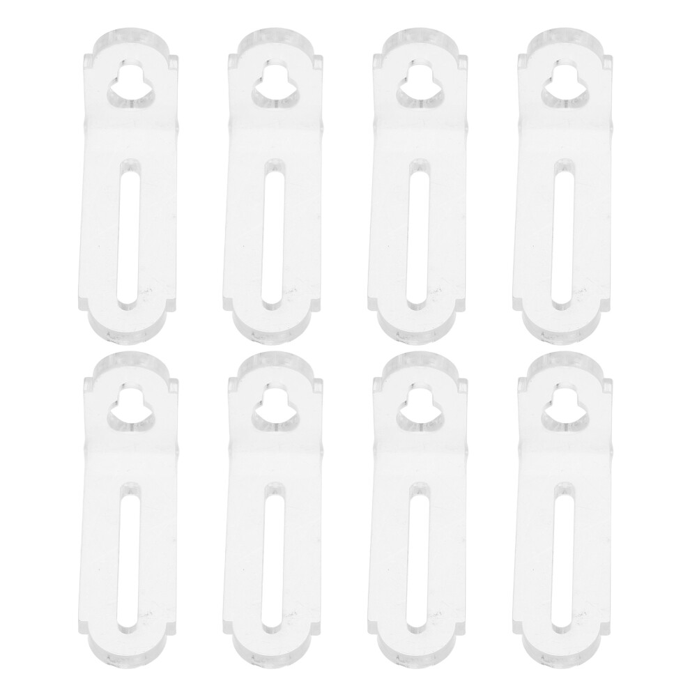 8Pcs Acrylic Corner Brackets Right Angle Joint Support For Furniture 3191123535665