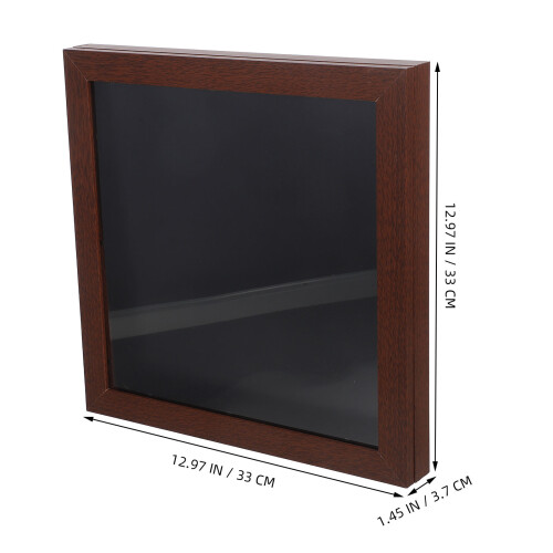 Shadow Box Frame 12.97x12.97x1.45in Shatter-Resistant Glass 2