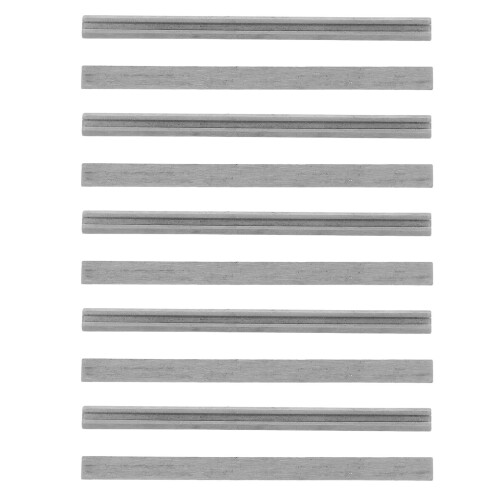 10pcs HSS Electric Planer 82x5.5x1.1mm Woodworking Replacement