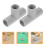 2pcs 3-Way Pipe Connectors Fence Fitting Accessories 11