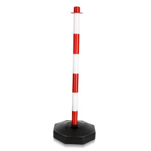 Warning Column Elastic Road Barrier - Movable Fixed Isolation Pile Traffic Cone for Safety, Traffic Control, Outdoor Use, Durable Design