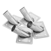 4pcs Floor Brush Head Bracket Connector Tips for Mopping Poles