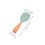 2pcs Silicone Rice Spoon with Wood Handle - Heat Resistant Spatula 2